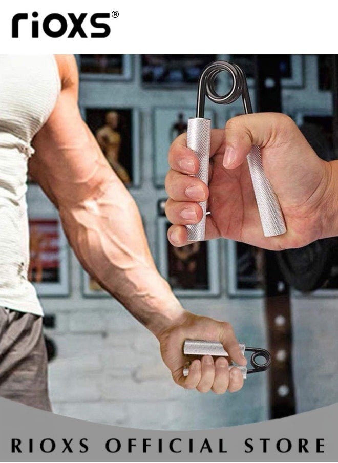 RIOXS - Wrist Strengthener Forearm Exerciser Set for Adults Hand Developer Strength Trainer Adjustable Electroplated Wrist Strength Device - Image 1