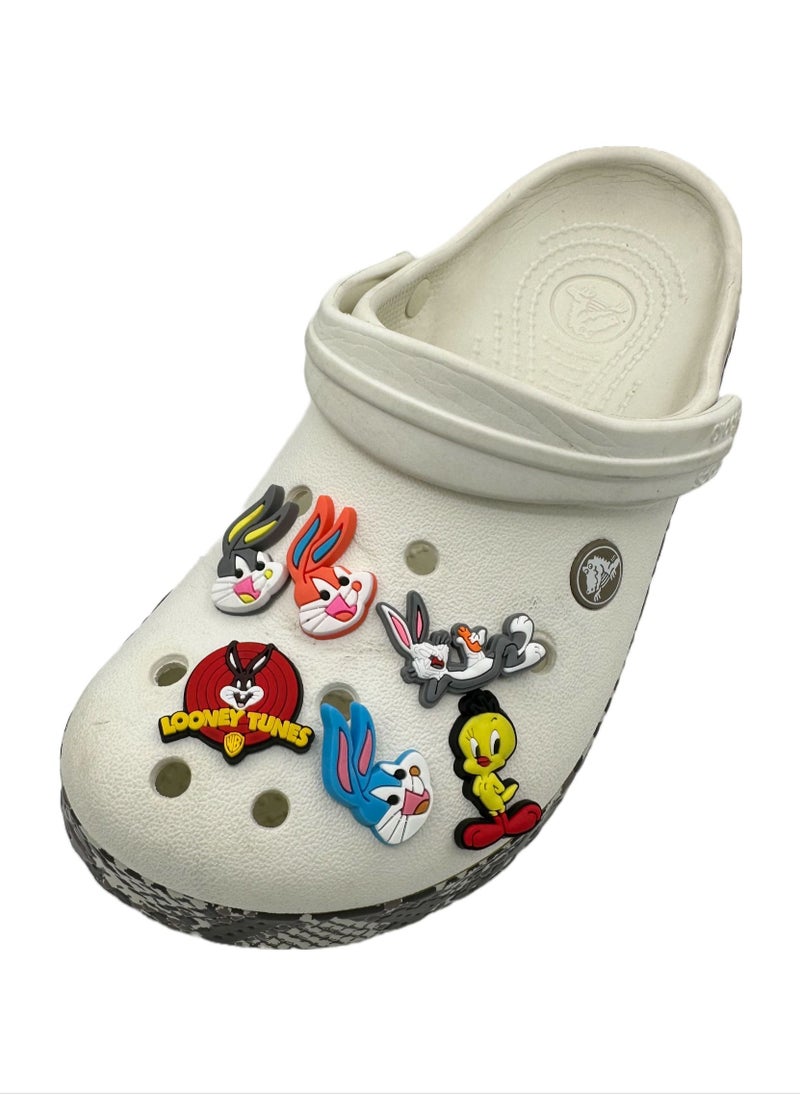 Generic Looney Tunes Jibbitz Shoe Decoration Charms Crocs Shoes Slippers and Mini Charm Bracelet Wristband for Men Women and Kids  - Image 2