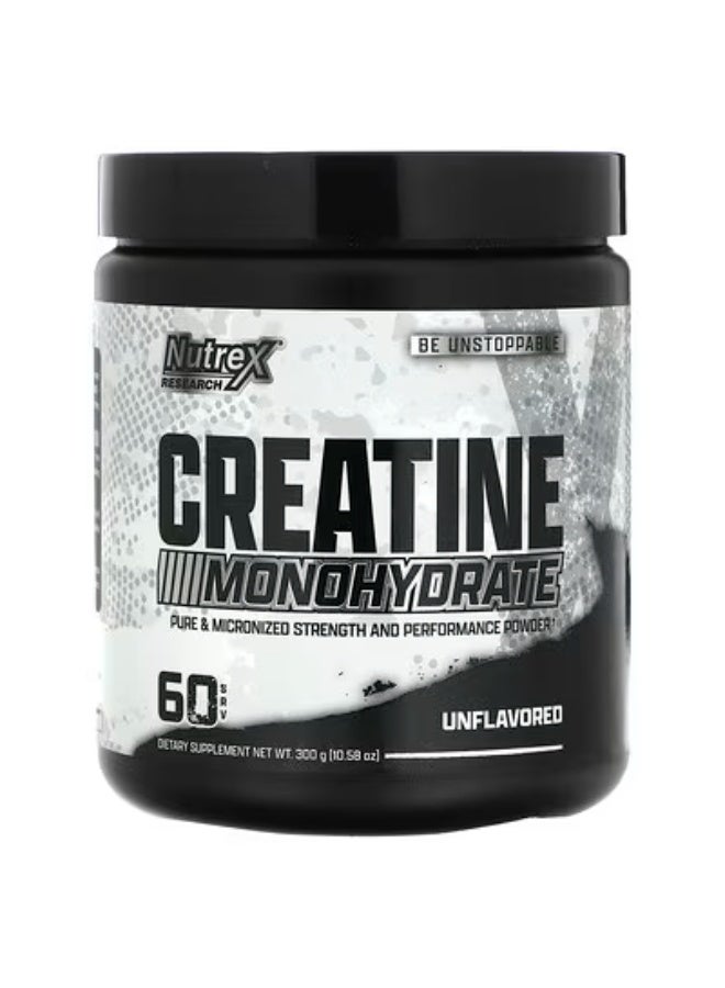 نورتكس ريسيرش كرياتين مونوهيدرات من نوتريكس ريسيرش، بدون نكهة - 60 حصة - 300 جم - Image 1