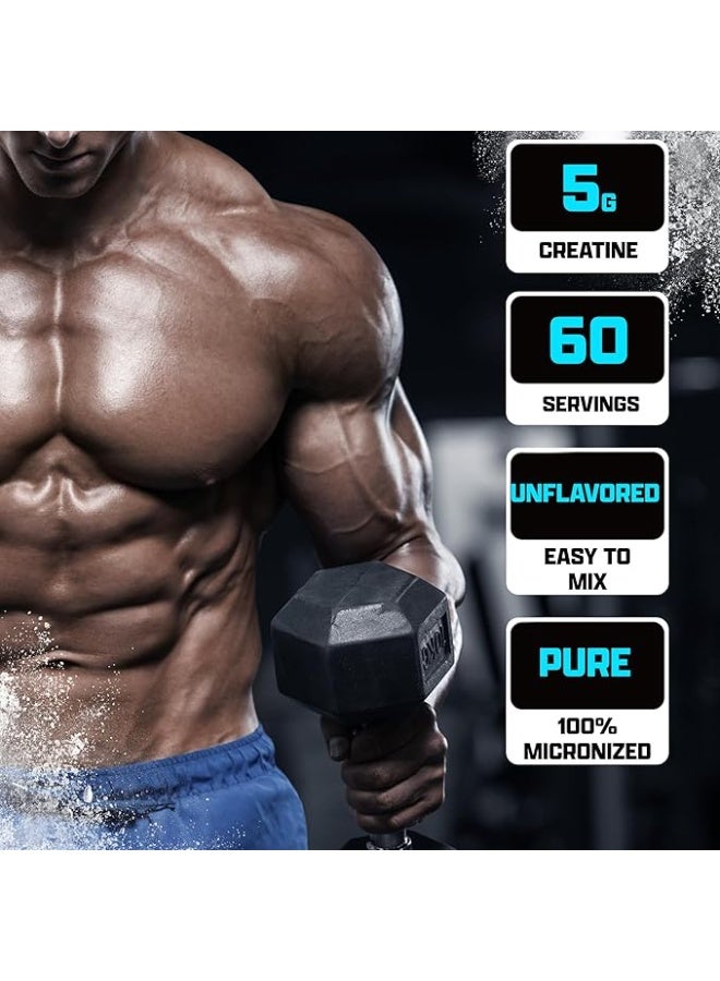 نورتكس ريسيرش كرياتين مونوهيدرات من نوتريكس ريسيرش، بدون نكهة - 60 حصة - 300 جم - Image 3