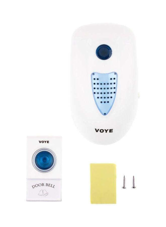 Wireless Doorbell White/Blue 9x6x2.8centimeter - Image 1