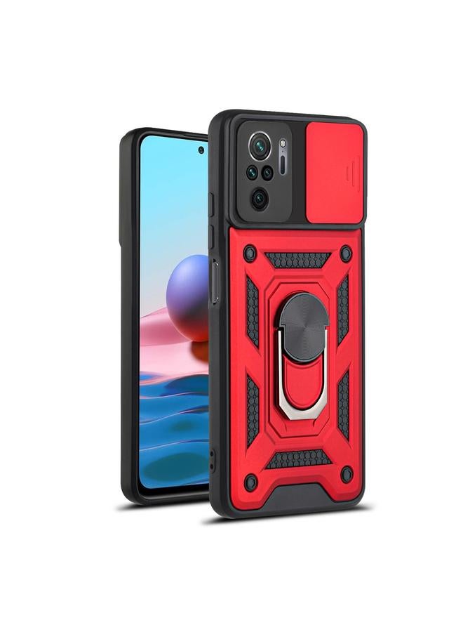 The Bros Case For Xiaomi Redmi Note 10 Sliding Camera Cover Design TPU+PC Protective Case