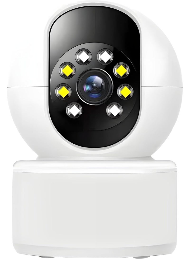 JORTAN JT-8183HJS Indoor Wi-Fi Security Camera – Smart PTZ Camera with 360° Panoramic Rotation, Night Vision, PIR Motion Detection, Human Tracking, Two-Way Audio, Cloud & MicroSD Storage, 2.4GHz Wi-Fi - Image 1