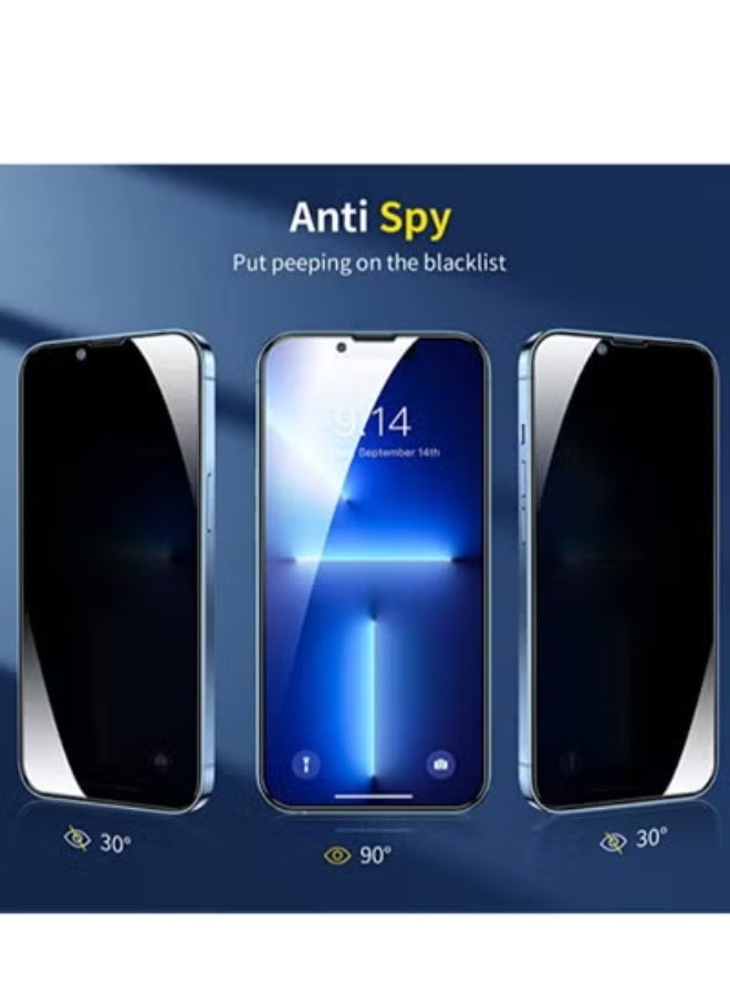 جولف لينك واقي شاشة الخصوصية من الزجاج المقوى لهاتف iPhone 14 Plus - Image 3