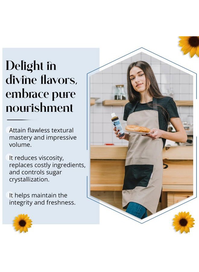 Fast Easy Bread Pure Liquid Sunflower Lecithin (Food Grade): Better Than Lecithin Granules as an Emulsifier Providing a Smoother and Larger Volume Finished Dough - Image 5