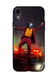 Protective Case Cover For Apple iPhone XR Joker Over A Car With His Evil Laugh Design Multicolour