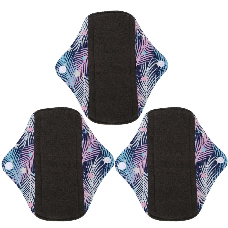 Women Sanitary Pad Washable Menstrual Pads Bamboo Charcoal Leakproof Hygienic NapkinB23 - Image 1