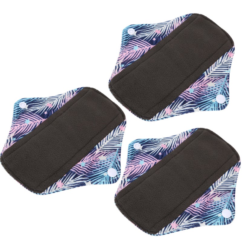Women Sanitary Pad Washable Menstrual Pads Bamboo Charcoal Leakproof Hygienic NapkinB23 - Image 2