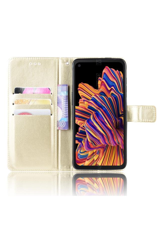 Zaboon Case For Galaxy Xcover Pro Retro Crazy Horse Texture Horizontal Flip Leather Case with Holder & Card Slots & Photo Frame - Image 5