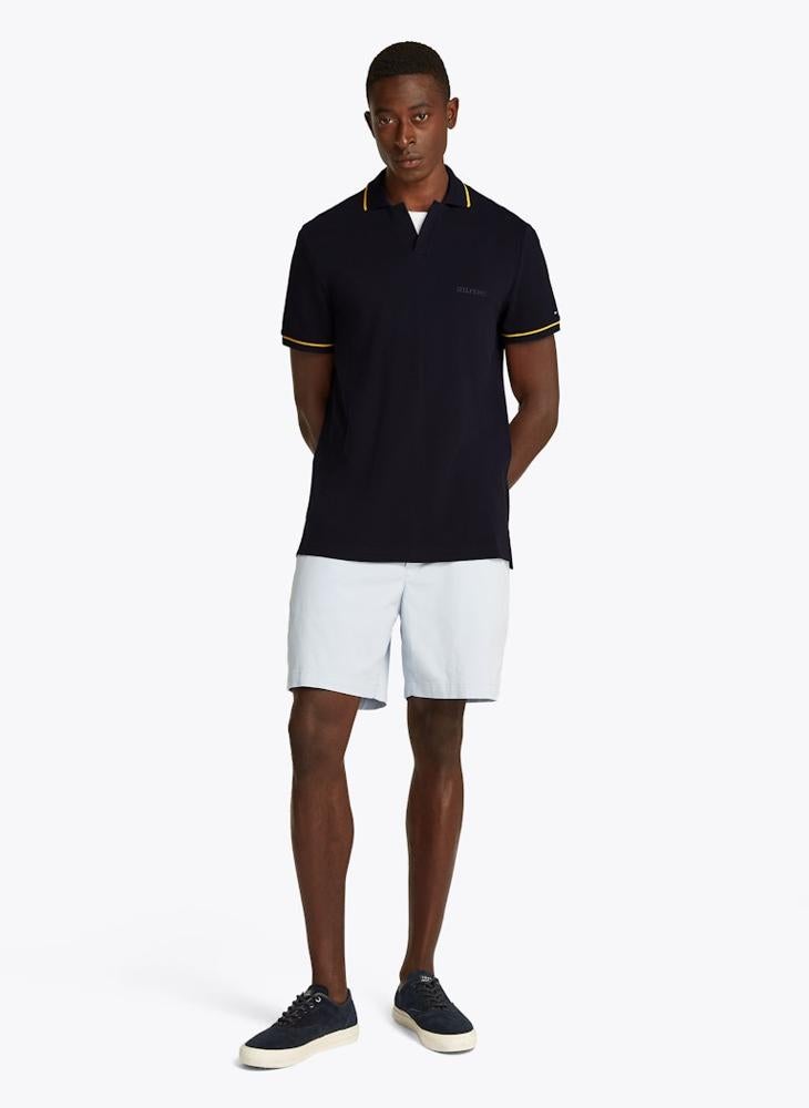 TOMMY HILFIGER Open Collar Tipped Short Sleeve Polo  - Image 4