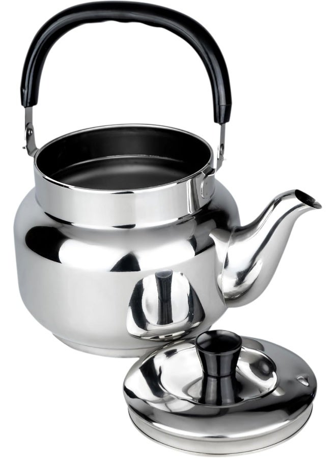 Home Tea Kettle - 2 Liter, Silver - Image 1