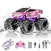 Dafotil Amphibious Remote Control Car 118 Pink Monster Truck Toys for Girls RC Cars 24 GHz Waterproof RC Trucks 4WD All Terrain OffRoad Pickup Girls Christmas Birthday Gifts Presents Kids Toys Ages 6 - Image 2