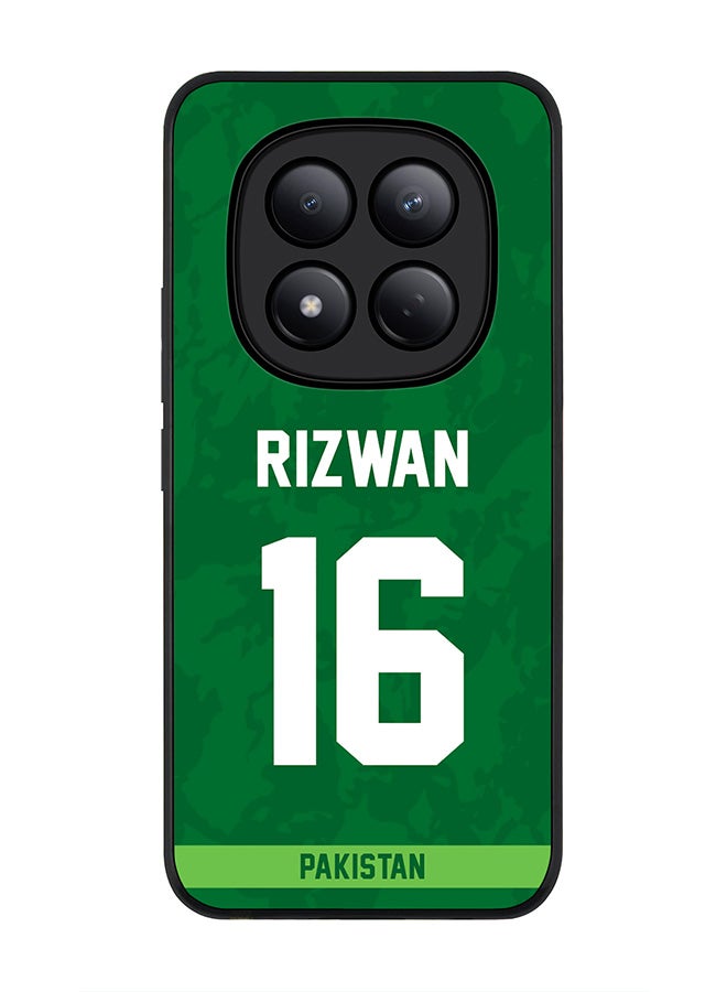 For Xiaomi Redmi Note 15 Pro 4G Case,Slim fit Camera Protection, Shockproof Thin Phone cover  - Pakistan Mohammad Rizwan, Jersey No 16