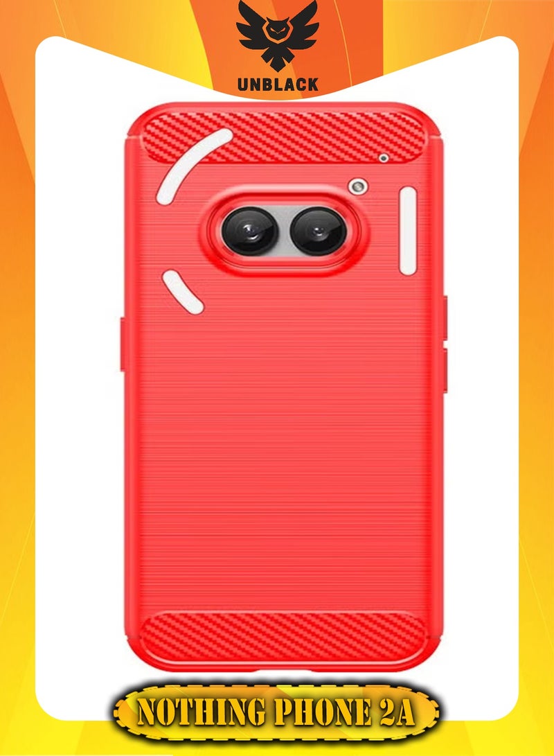 UNBLACK For Nothing Phone 2A Ultra Slim Shock Absorption Soft TPU - (Red)