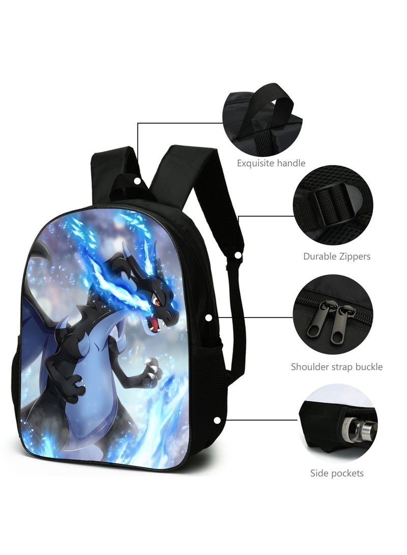 Pokemon Three-piece Student Backpack 40*30*15cm - Image 3