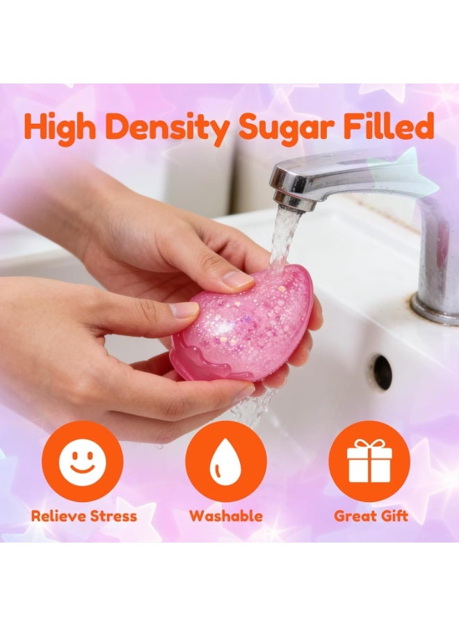 Joyzeno Dream Squishy Drop Stress Ball,Water Drop Fidget Stress Ball, Malt Sugar Balls Sensory for Relief Anxiety,Suitable As Birthday Gifts,Rewards (Orange) - Image 4