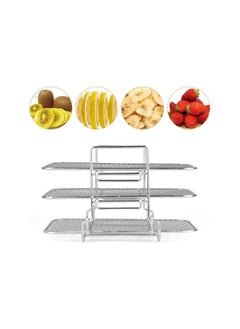 Air Fryer Rack for DZ201 DZ401 XL Dual Air Fryer,Stainless Steel Dehydrator Rack,7.484.924.52in Dehydrator Stand with 3 Layers - pzsku/Z8F6C3956BDB2D30FEA74Z/45/_/1733076808/3ae328a0-c3cb-412c-9e34-102dfbefed86