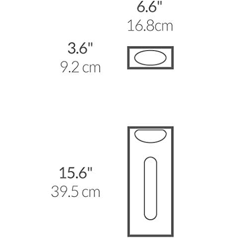 simplehuman Wall Mount Grocery Bag Dispenser, Brushed Stainless Steel - Image 4