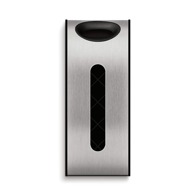 simplehuman Wall Mount Grocery Bag Dispenser, Brushed Stainless Steel - Image 3