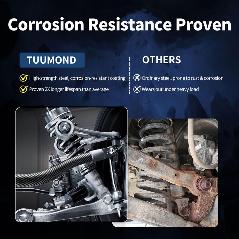 TUUMOND Suspension Kit - 2 Front Lower Control Arms and Ball Joints for Chevrolet Aveo, Aveo5, Pontiac G3, Wave, Suzuki Swift+ - Image 3