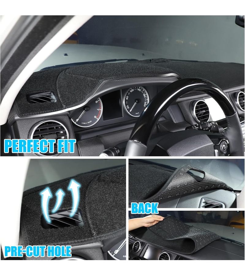 Custom Dash Cover Compatible With Land Rover Range Rover Sport 2006 2007 2008 2009 Left Hand Drive Black Non Slip Dashboard Cover For Car Interior Accessories - Image 5