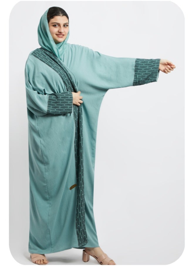 Evva Luxury Saudi Abaya for Women – Elegant Open Front Modest Wear in PremiumEvva Luxury Saudi Abaya for Women – Elegant Open Front Modest Wear in Premium Fabric – Ideal for Ramadan, Eid, and Everyday Elegance  - Image 4
