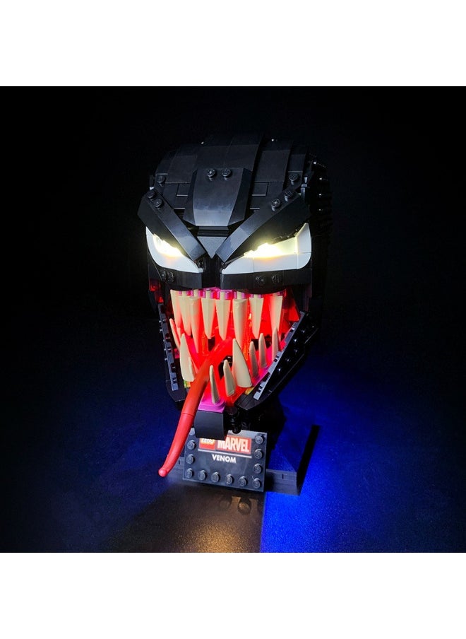 BRIXSPARK BRIXSPARK Led Lighting Kits for （Venom 76187 Collectible）-Lights Set Compatible with Lego 76187 Building Blocks Model- Not Include The Lego Set (Classic Version)  - Image 1