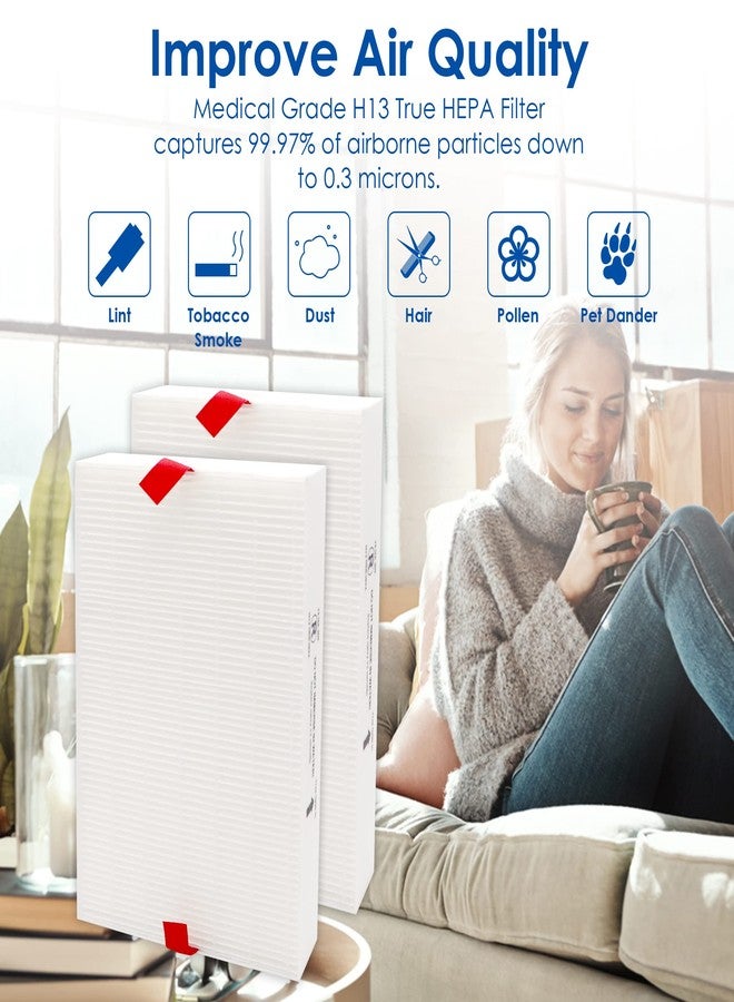 Flintar Replacement Filter R, Compatible with Honeywell Air Purifier HPA300, HPA200, HPA 100 and HPA 5000 Series, HRF-R2, 2-Pack - Image 5