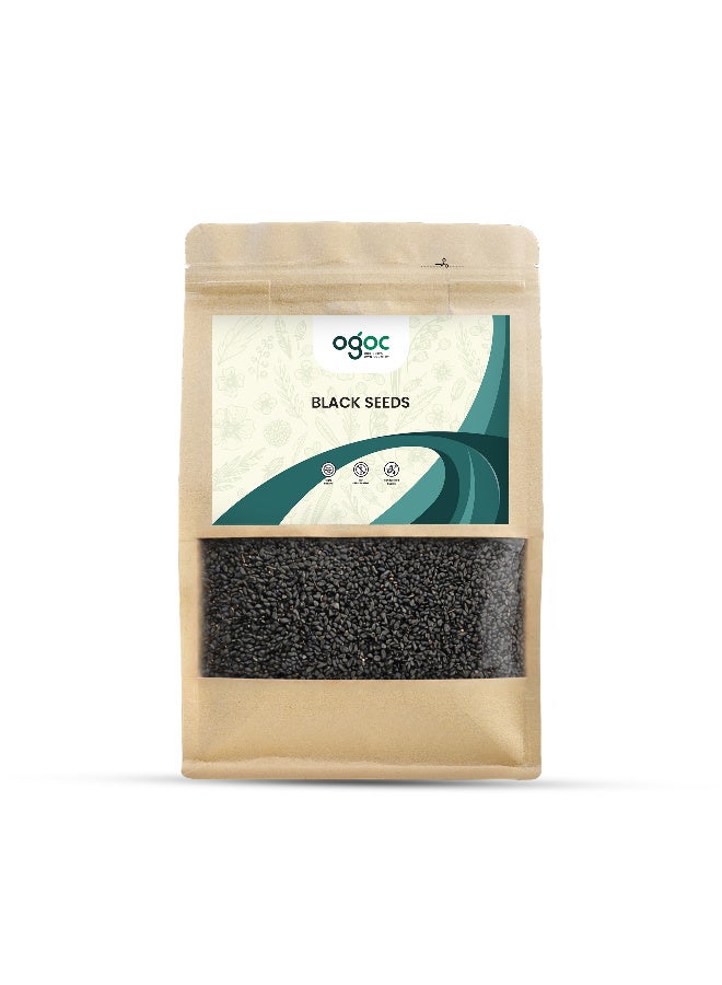 OGOC Black Seeds Nigella Sativa Kalonji Nigella Habbat Al Barakah Aromatic Whole Seeds Traditional Spice for Breads Pickles Seasoning Cooking - Image 1