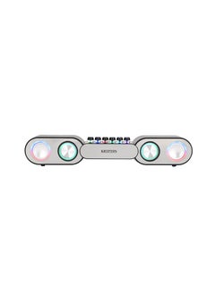 كريبتون مكبر صوت لاسلكي كريبتون للألعاب | USB، بطاقة TF، بلوتوث، راديو FM/إضاءة RGB، تصميم زر لوحة المفاتيح، شحن سريع من النوع C، وقت عمل 3-4 ساعات | KNMS5483  - Image 1