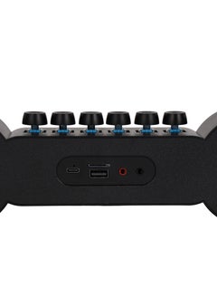 كريبتون مكبر صوت لاسلكي كريبتون للألعاب | USB، بطاقة TF، بلوتوث، راديو FM/إضاءة RGB، تصميم زر لوحة المفاتيح، شحن سريع من النوع C، وقت عمل 3-4 ساعات | KNMS5483  - Image 5
