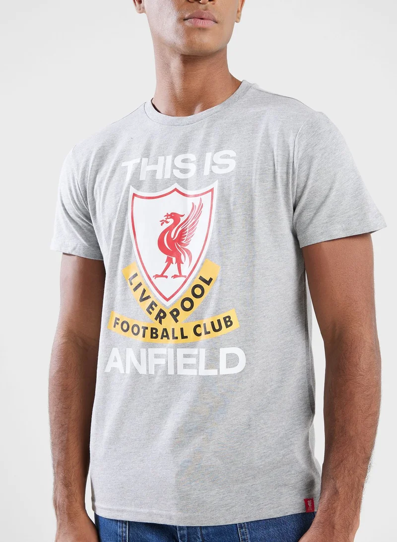 Liverpool FC  Liverpool This Is Anfield T-Shirt for Men | Best Price UAE
