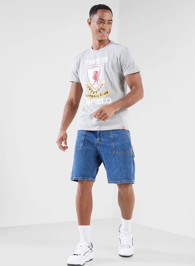 Liverpool FC  Liverpool This Is Anfield T-Shirt for Men | Best Price UAE