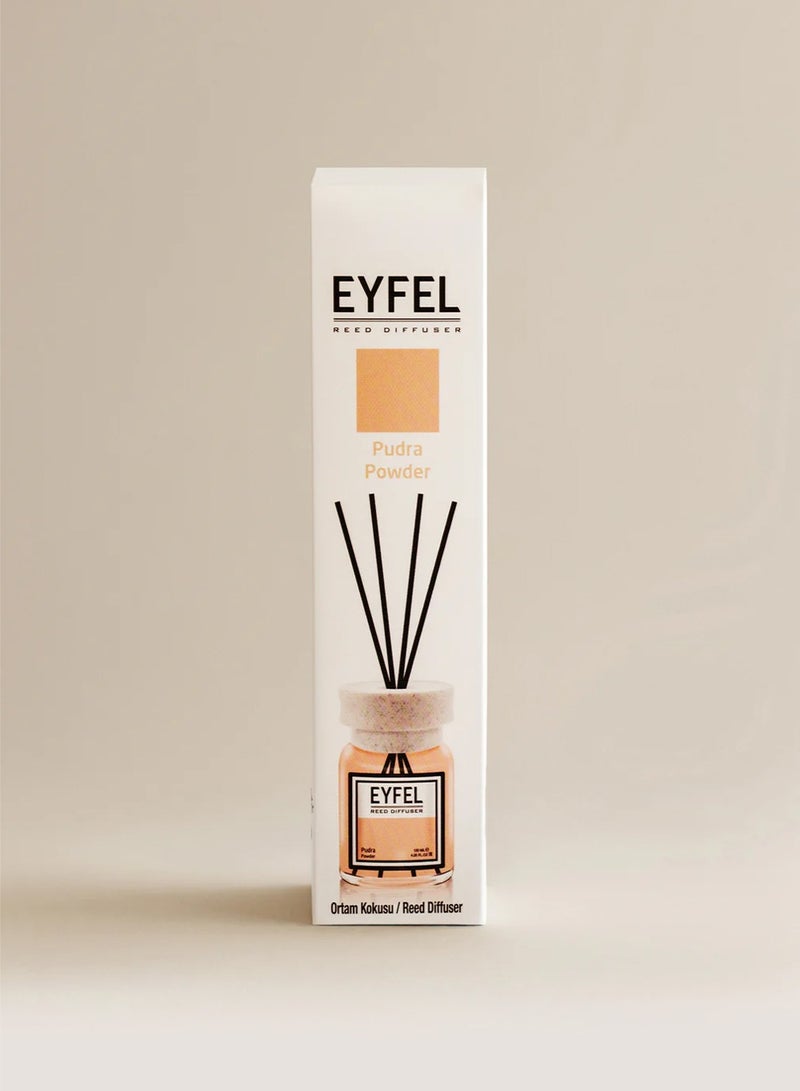 آيفيل معطر جو أعواد (بودرة) 120 مل | معطر جو يدوم طويلاً للمنزل والمكتب | معطر جو لطيف وناعم من إيفل للمساحات الداخلية مع 4 أعواد من الخيزران - Image 5