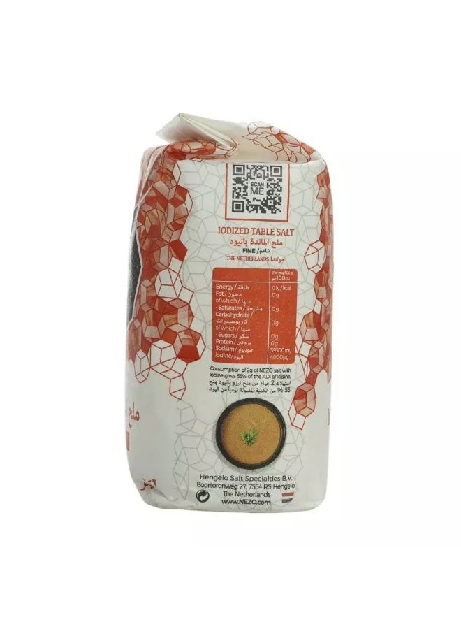 Nezo Iodized Table Salt, Fine Salt- 1kg