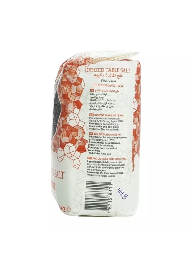 Nezo Iodized Table Salt, Fine Salt- 1kg