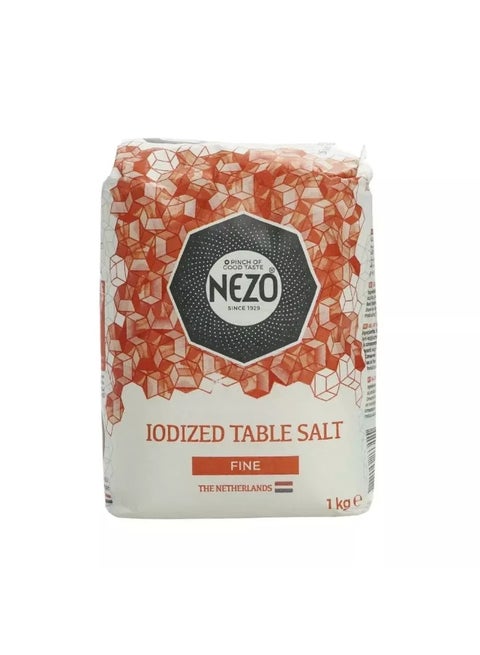 Nezo Iodized Table Salt, Fine Salt- 1kg