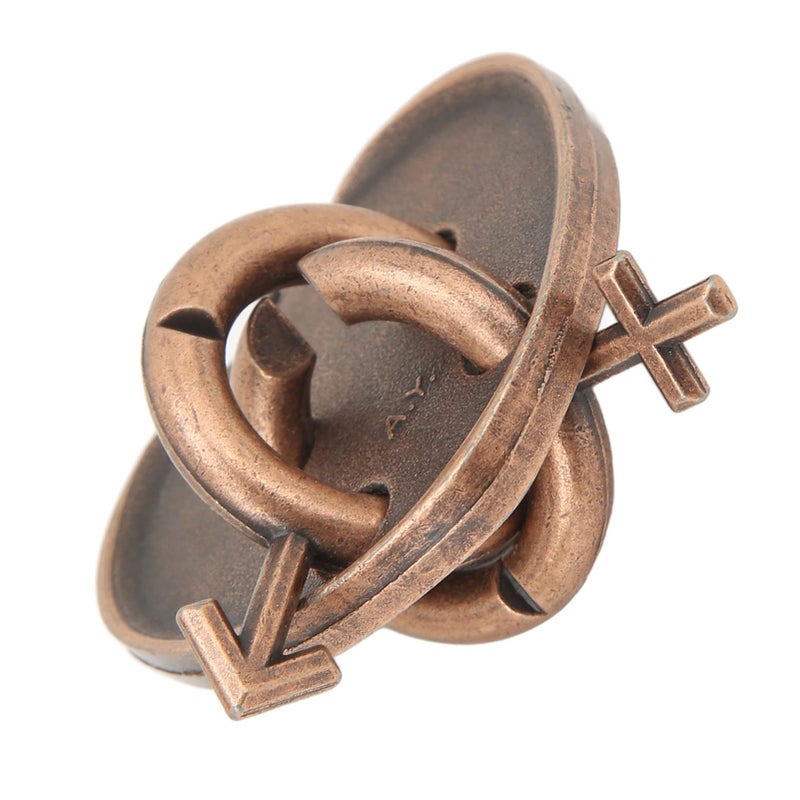 Metal Brain Teaser Puzzle 3D Unlock Interlocking Game For Adults - Image 3