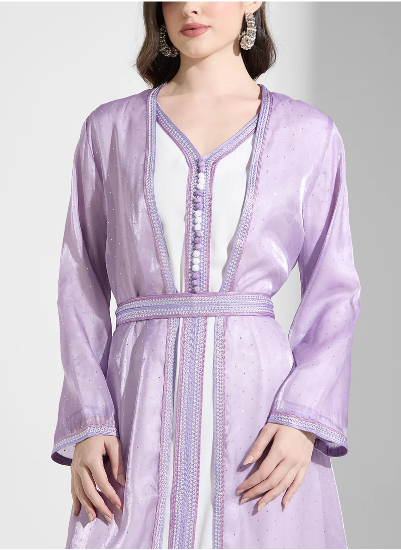 Khizana Abaya With Sleeveless Inner