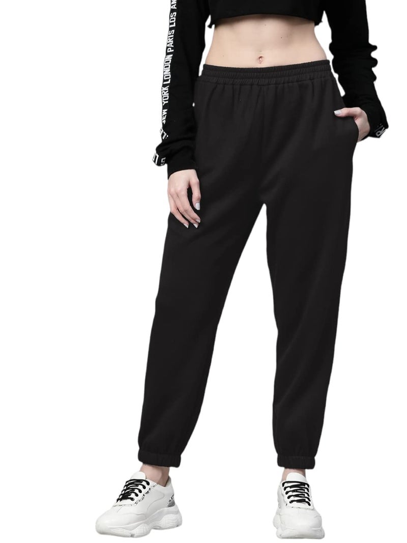 SASSAFRAS Black Fleece Jogger - Image 1