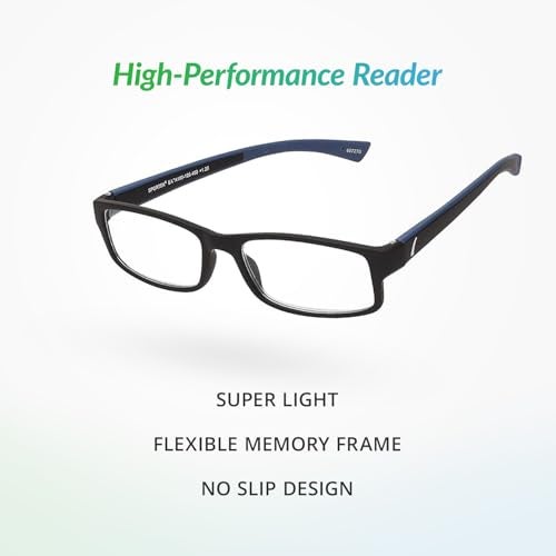 SPORTEX SAV Men's Ar4160 Reading Glasses - Flexible, Durable, Ultra-Lightweight, High-Performance Readers For Men - Image 2