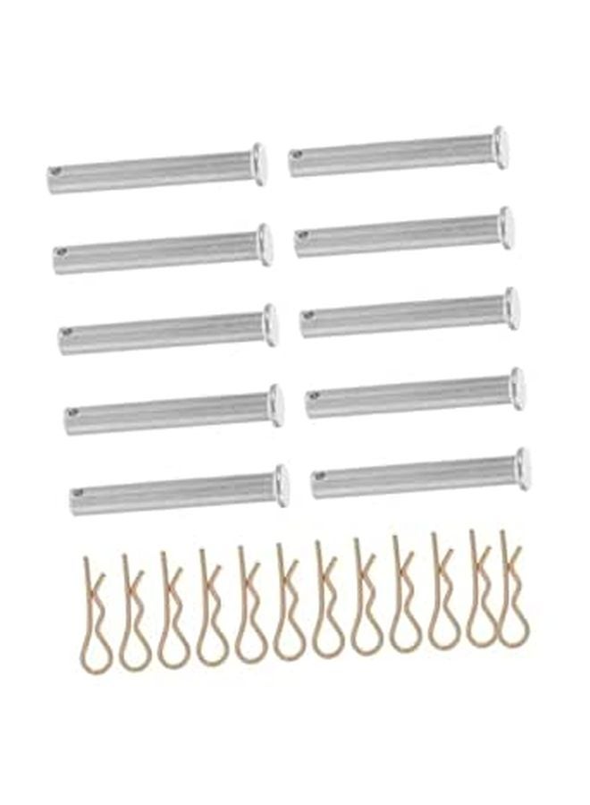 10Pcs Scaffolding Coupling Pin Clips Steel Construction Hardware Accessories - Image 1
