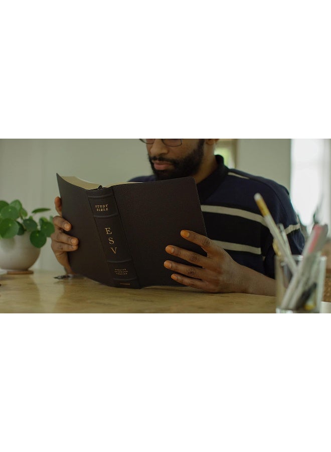 Crossway ESV Study Bible (Buffalo Leather, Deep Brown)  - Image 4