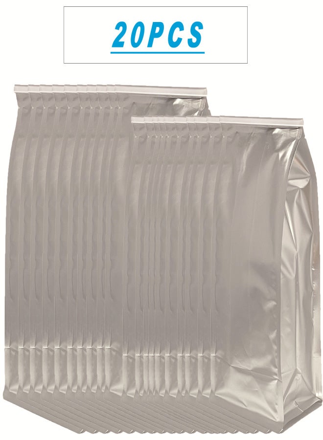 [عبوة من 20 قطعة] أكياس تجميع الشحوم للاستخدام مرة واحدة، مناسبة لحاويات تخزين الشحوم - مقاومة للحرارة العالية، مانعة للتسرب، كبيرة وصغيرة، بأسعار معقولة، مجموعة مثالية للاستخدام في المطبخ - Image 4