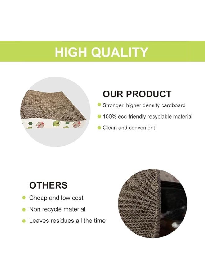 NeoStyle Cat Scratching Board, Indoor Cat Scratching Board with Catnip, Wear-resistant, Protect Furniture from Damage, Suitable for Cats(Wavy (2pcs)) - Image 3