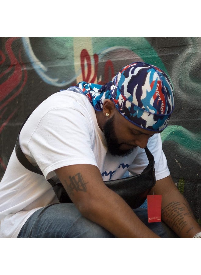 ForceWave 4Pcs Designer Silk Durags Luxury Silky Durags For Men Designer Durag ; Durag Pack ; Durag Waves For Men - Image 5