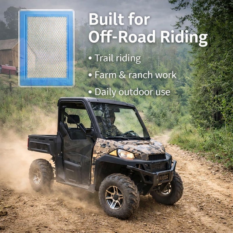 Wadoy 7081706 Main Air Filter Replacement for Polaris Ranger XP 900 and RZR 570 - Image 5