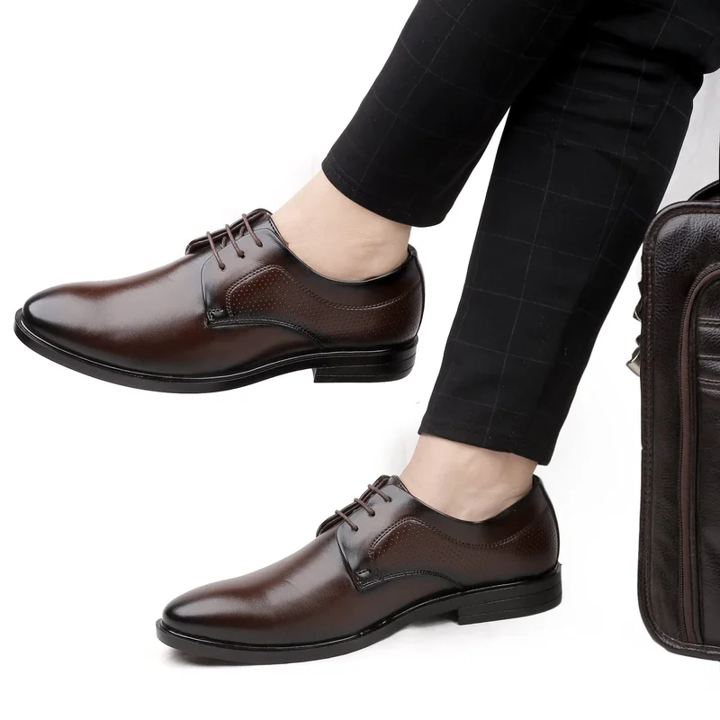 Bacca Bucci Maroon VANCOUVER Formal Shoes with Superior Comfort for Men | Best Price UAE