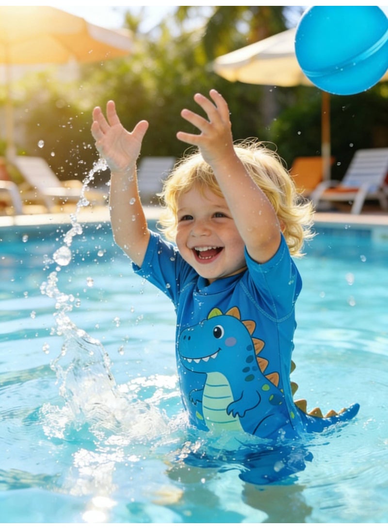 ChicAbode 12 قطعة كرات ماء سيليكونية قابلة لإعادة الاستخدام مع إغلاق مغناطيسي، وحقيبة شبكة سوداء للاستخدام في التخزين، لعبة لعب على الشاطئ والبركة في الصيف - Image 3