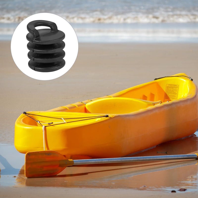 2Pcs Waterproof Rubber Kayak Drain Plugs for Boat Canoe Water Sports Accessories - Image 5